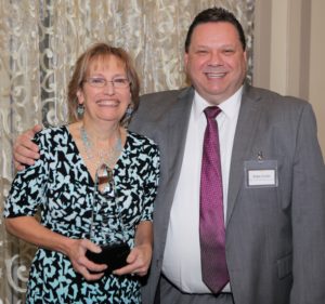 Joanne Clement of Clementon BOE with John Geitz