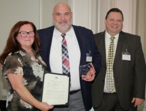 Safety-Star-Winner-Tony-Voiro-Lenape-RHSD-Director-of-Buildings-and-Grounds-with-Lenape-Business-Administrator-Connie-Stewart